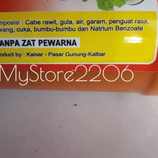 

12.12 FLASH SALE Sambal Balado Kaisar 72 Super Pedas Singkawang Kalimantan Barat murah