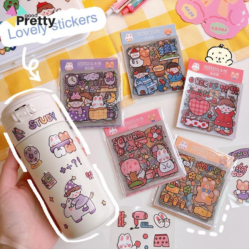 20pcs Stiker Kartun Lucu Untuk Dekorasi Notebook DIY Sticker Stationady - PD