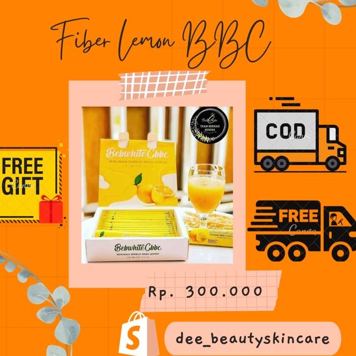 Stock Update FREE GIFT FIBER BEBWHITE C BBC MINUMAN PELANGSING LEMON AMAN BPOM HALAL