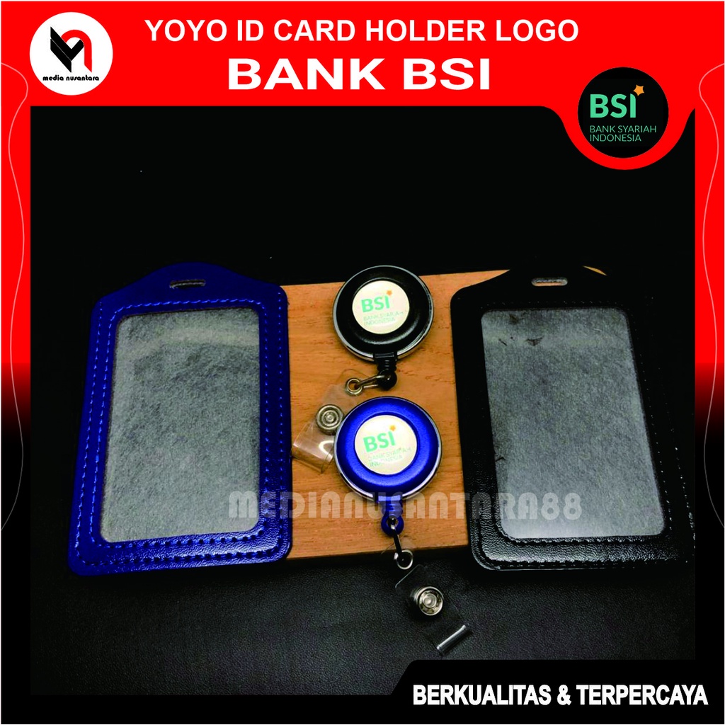 

BANK BSI Yoyo Gantungan ID Card Holder Logo Bank Syariah Indonesia