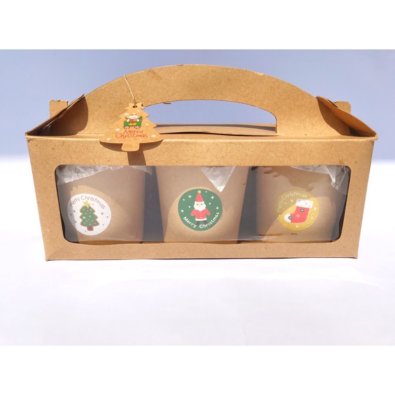 

brownies cube untuk hampers natal