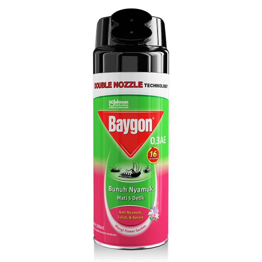 Baygon Aerosol Flower Garden 200ml