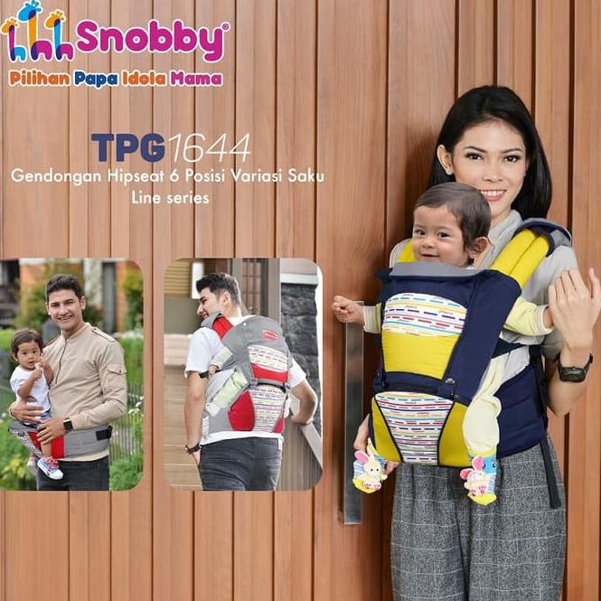 ➧ Snobby Hipseat Gendongan Bayi TPG1644 Line Series ョ