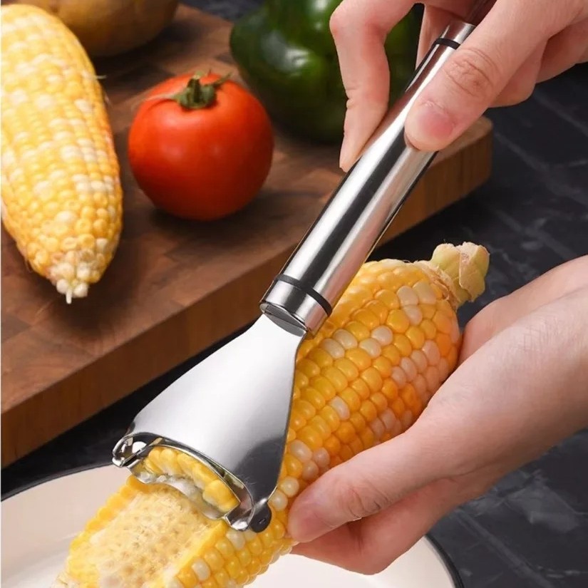 Alat Pengupas Biji Jagung Stainless / Corn Peeler Pisau Serut Jagung Stainless