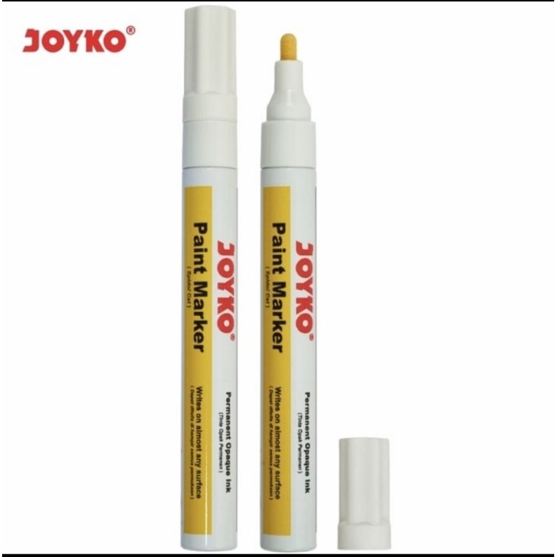 

Spidol White Marker Joyko / Spidol Paint White PTM -37 satuan)