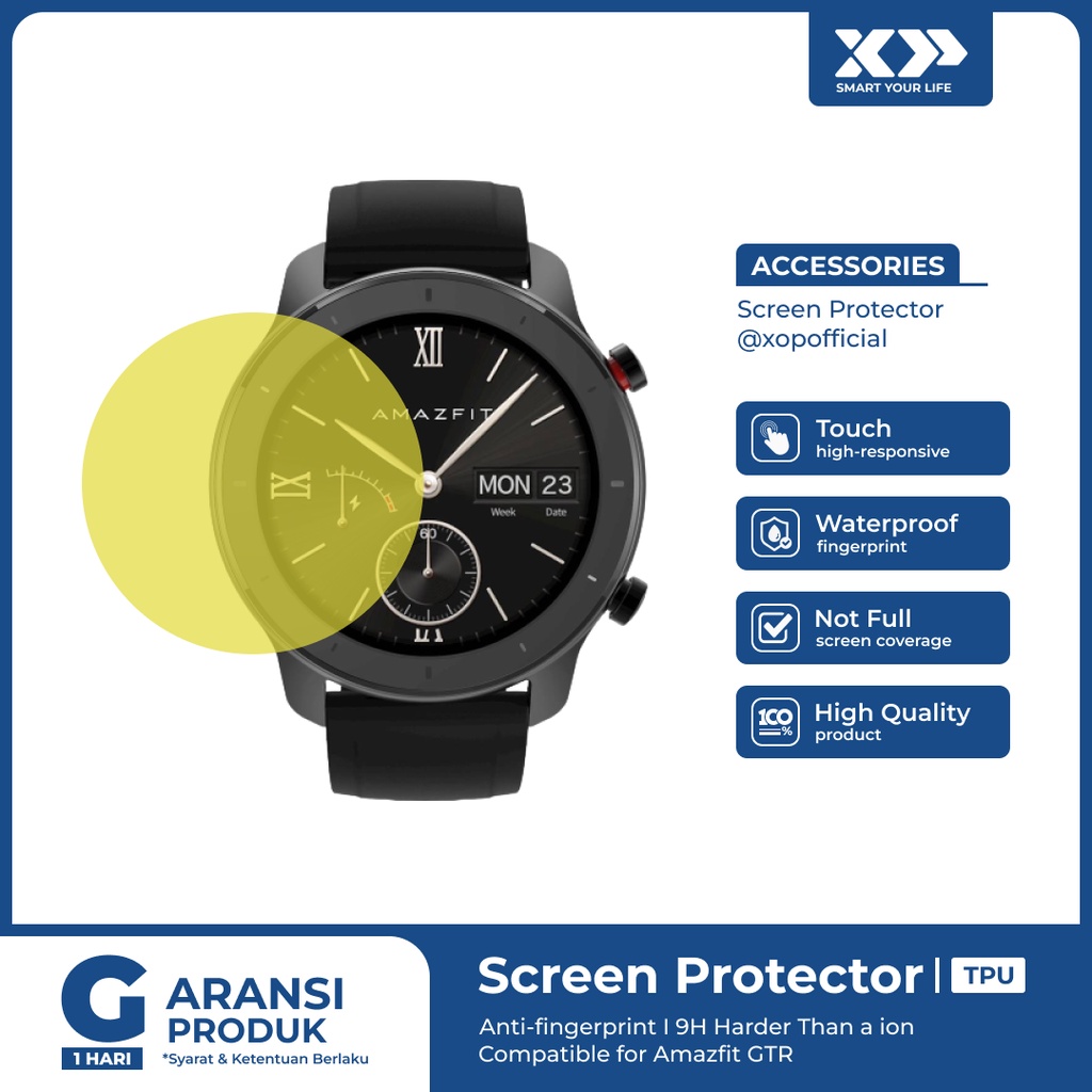 Screen Protector / Anti Gores for Amazfit GTR Smartwatch