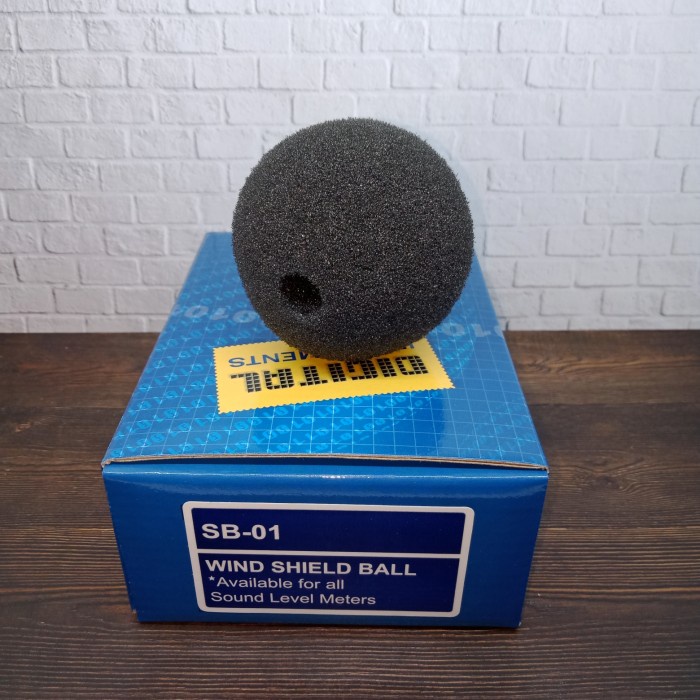 LUTRON SB-01 WIND SHIELD BALL UNTUK SEMUA PRODUK SOUND LEVEL LUTRON