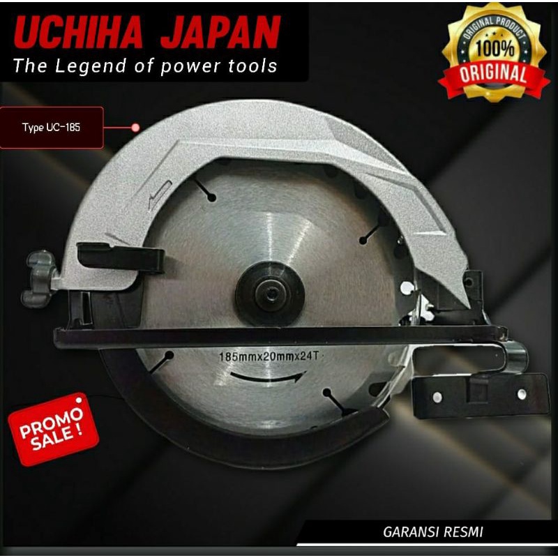 Mesin Circular Saw Circle Gergaji Kayu Merk Uchiha Type UC-185 7inc