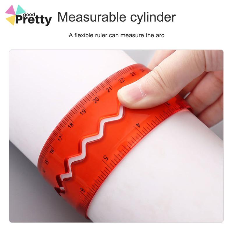 30cm Penggaris Lunak Dilipat Portabel Flexible Ruler Alat tulis - PD