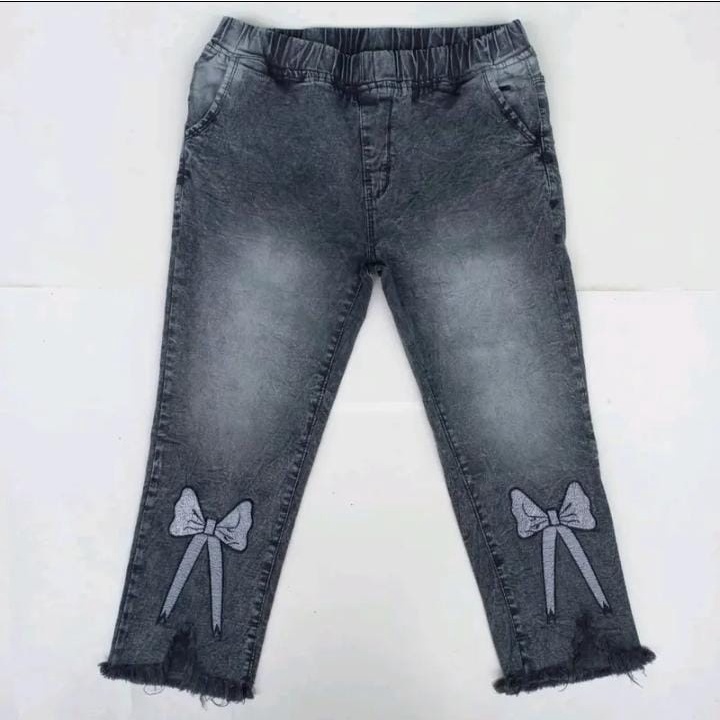 NEW ARRIVAL//RABONA JEGGING JEANS JUMBO APLIKASI BORDIR