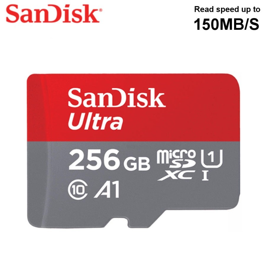 SanDisk Ultra MicroSD 256GB A1 microSDXC UHS-I - No Adapter