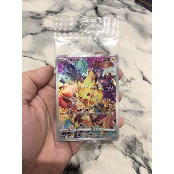 Kartu Pokemon TCG Pikachu Full Art PROMO VStar Semesta Universe Indonesia Sealed ORIGINAL Fan Art