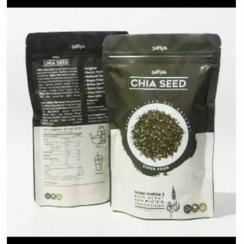 

Chia Seed Asli Organix 100% Biji Bijian Sehat