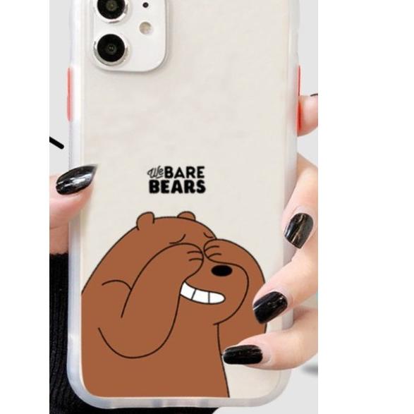 ₭ PRINTING HYBRID we bare bears case samsung a52s a01 core a02s a10 a10s a11 a12 a20 a30 a21s a31 a3