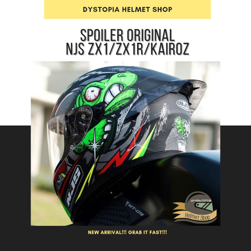 Spoiler Helm NJS ZX1 ZX1R Kairoz Original NJS Diffuser Extension NJS