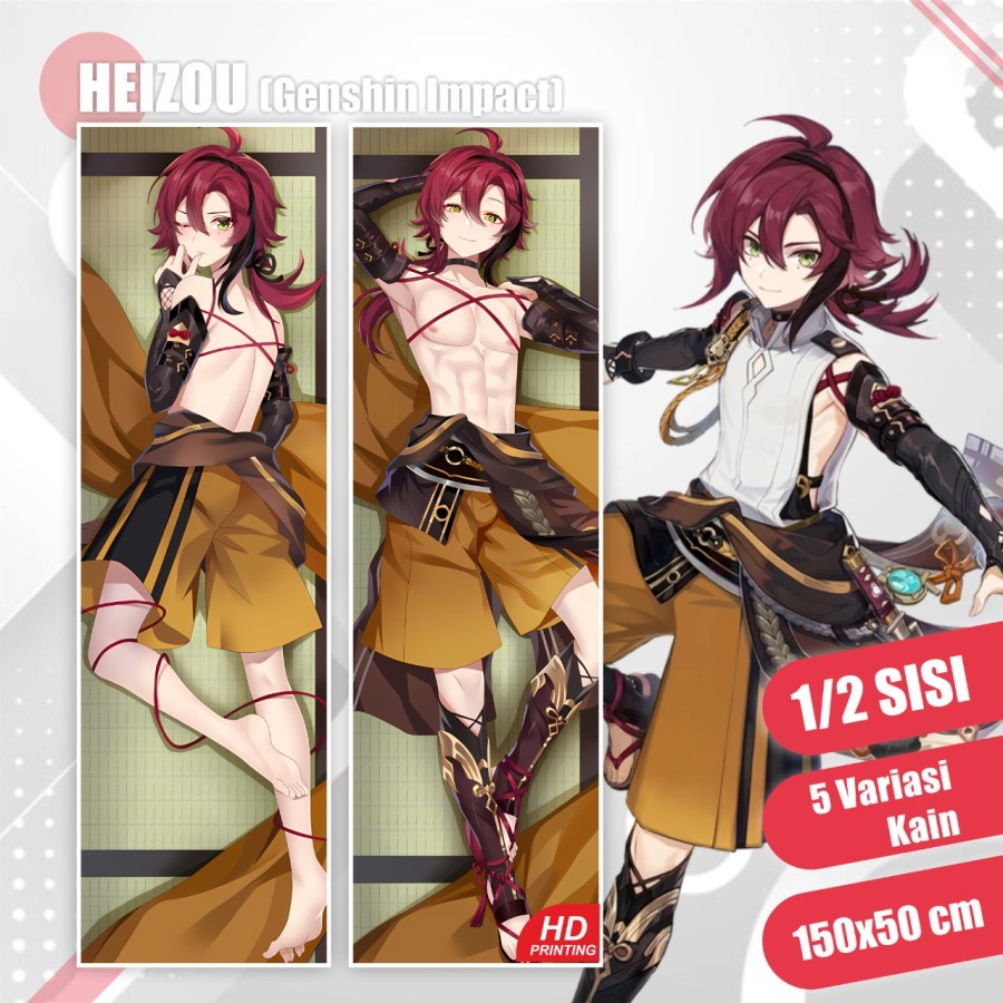 Dakimakura Heizou Genshin Impact 150x50 cm (Cover Only)