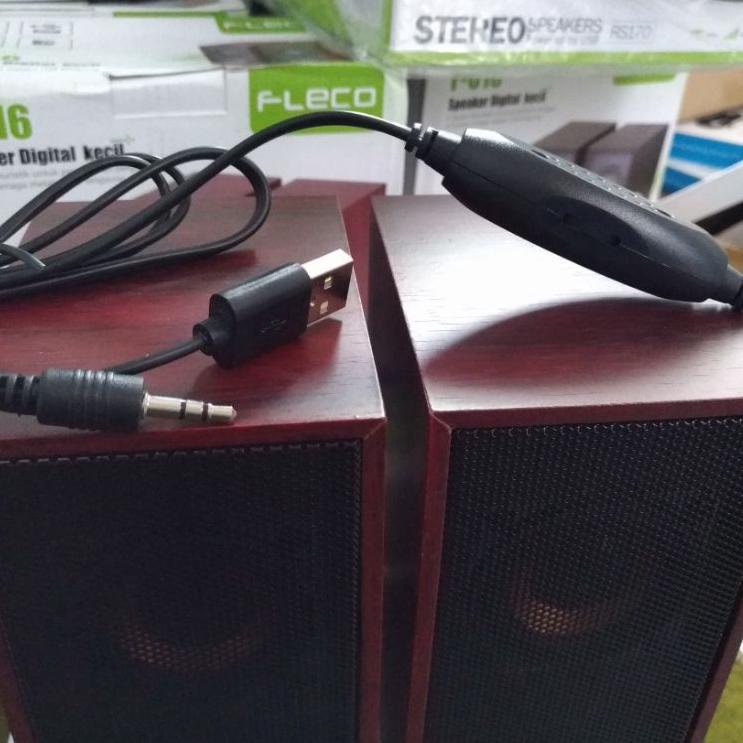 New Sale SPEAKER MINI BASS SOUND SALON MINI BASS FLECO ORIGINAL SOUND SYSTEM UNTUK HP LAPTOP KOMPUTE