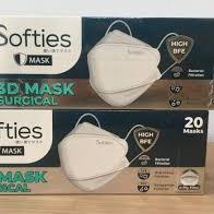 [RA3]Masker Softies Daily Surgical Medis 30 mask wajah polos motif Earloop anak batik parang japanes