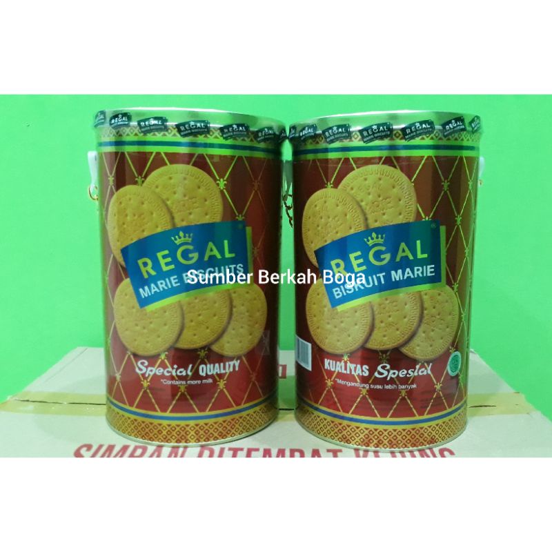 

Biskuit Marie Regal Kaleng Rantai Spesial 1000gr