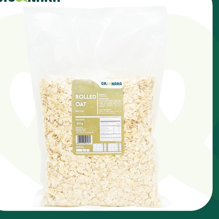 

[PRODUK HMHCW] Rolled Oat Natural 500gr / Regular VPH