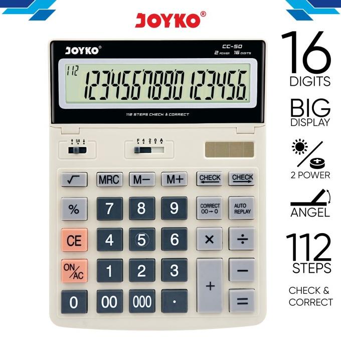 

Calculator Kalkulator Joyko CC-50 16 Digits