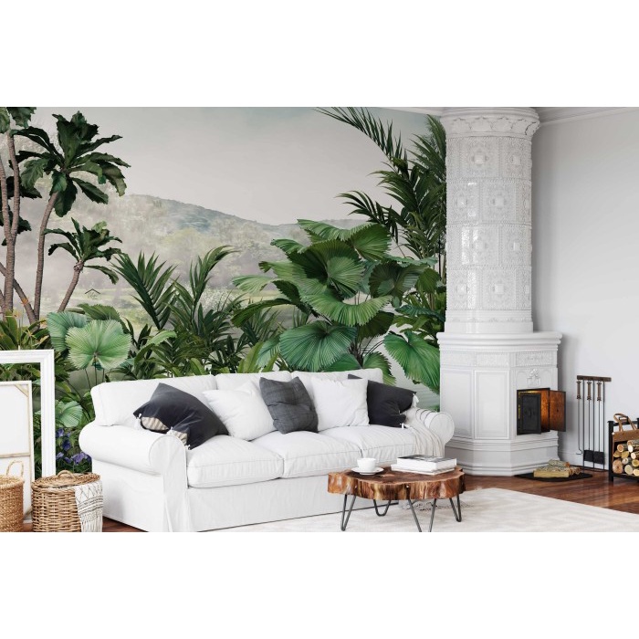 WALLMURAL BY ODISIE - TROPICAL GARDEN