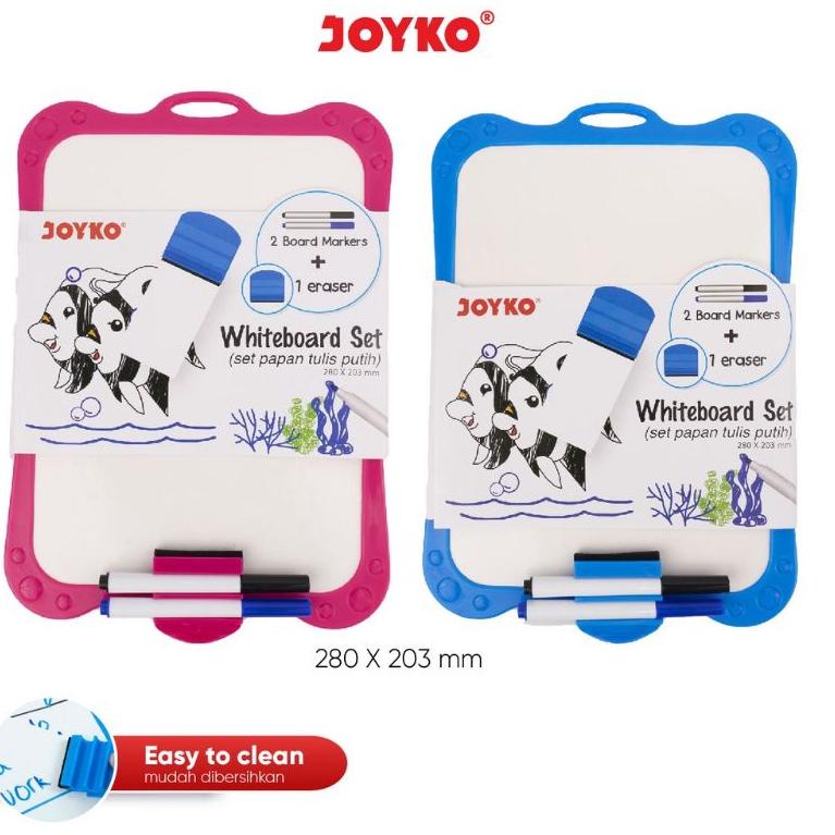 

(D-H8H)[✉] PAPAN TULIS SET WHITEBOARD SET JOYKO WBS-170CO / PAPAN TULIS KECIL murah