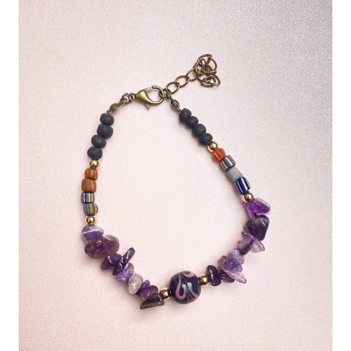 Gelang etnik glassbeads bracelet