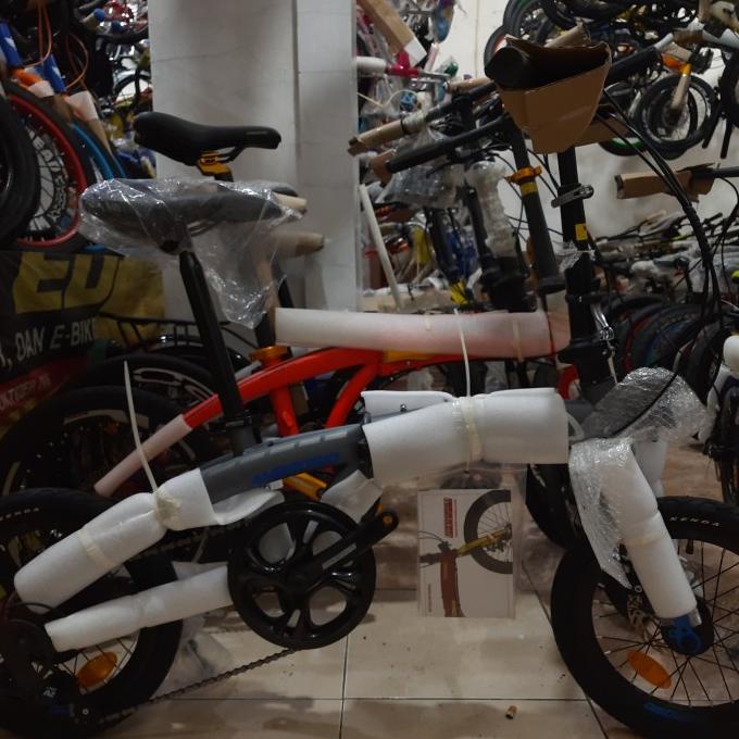 Family Ambrosio Maximo Sepeda Lipat Dewasa/Anak Tx3.0 Ring 16 7 Speed #Original