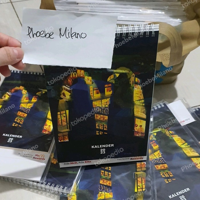 

SALE Kalender Meja Tanggalan Mcd Mcdonald 2023 Code 3150