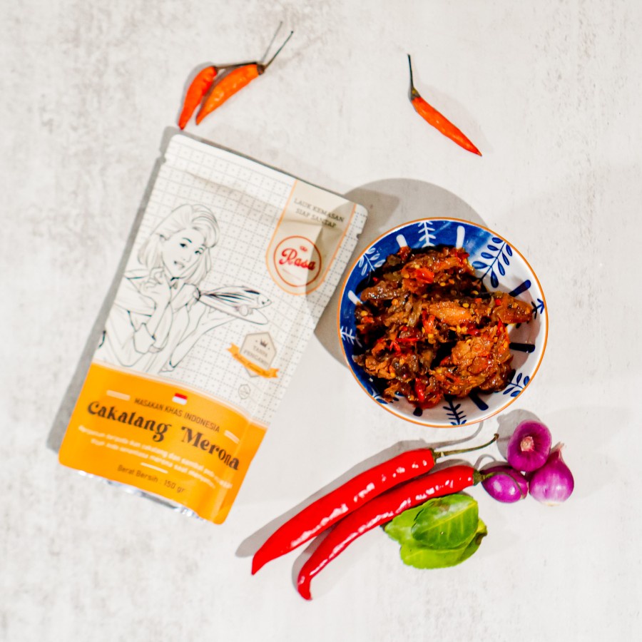 

Cakalang Merona Cap Rasa Ikan Cakalang Suwir Pedas Cakalang 300 Gram