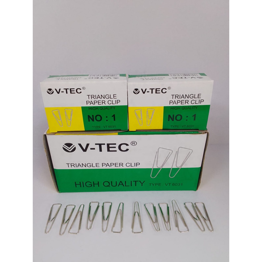

KLIP/PENJEPIT KERTAS/ PAPER CLIP V-TEC NO : 3