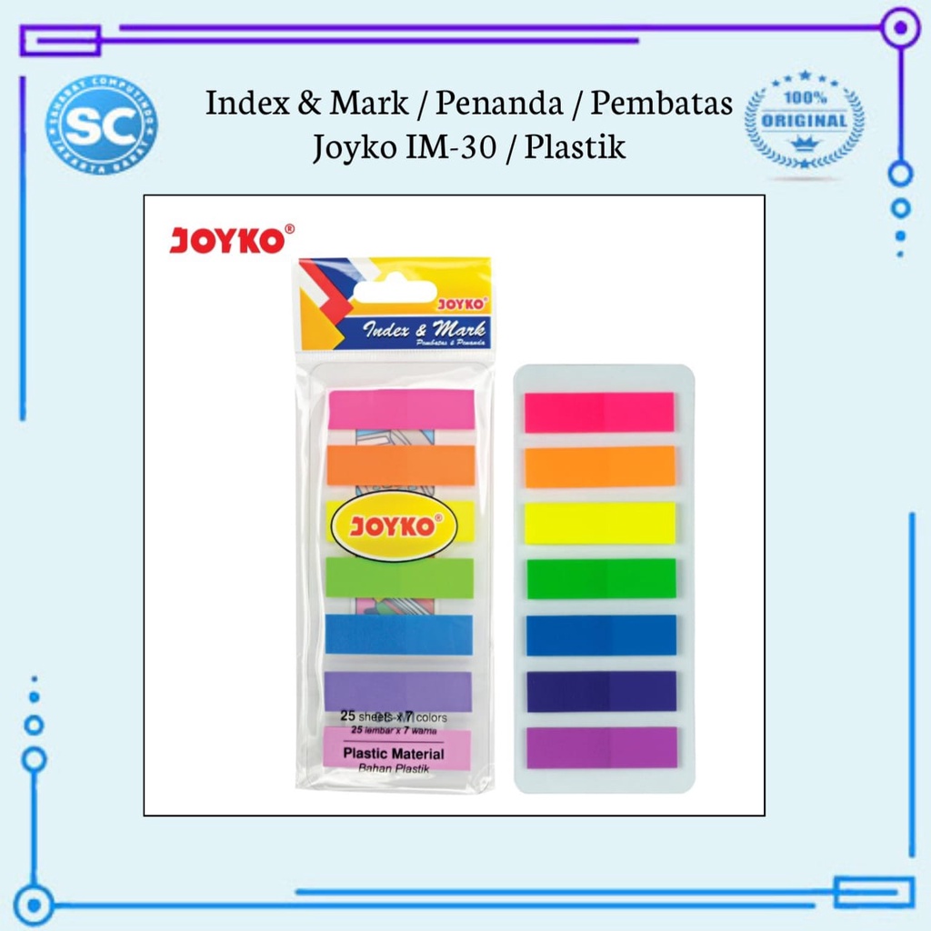

Index & Mark / Penanda / Pembatas Joyko IM-30 / Plastik