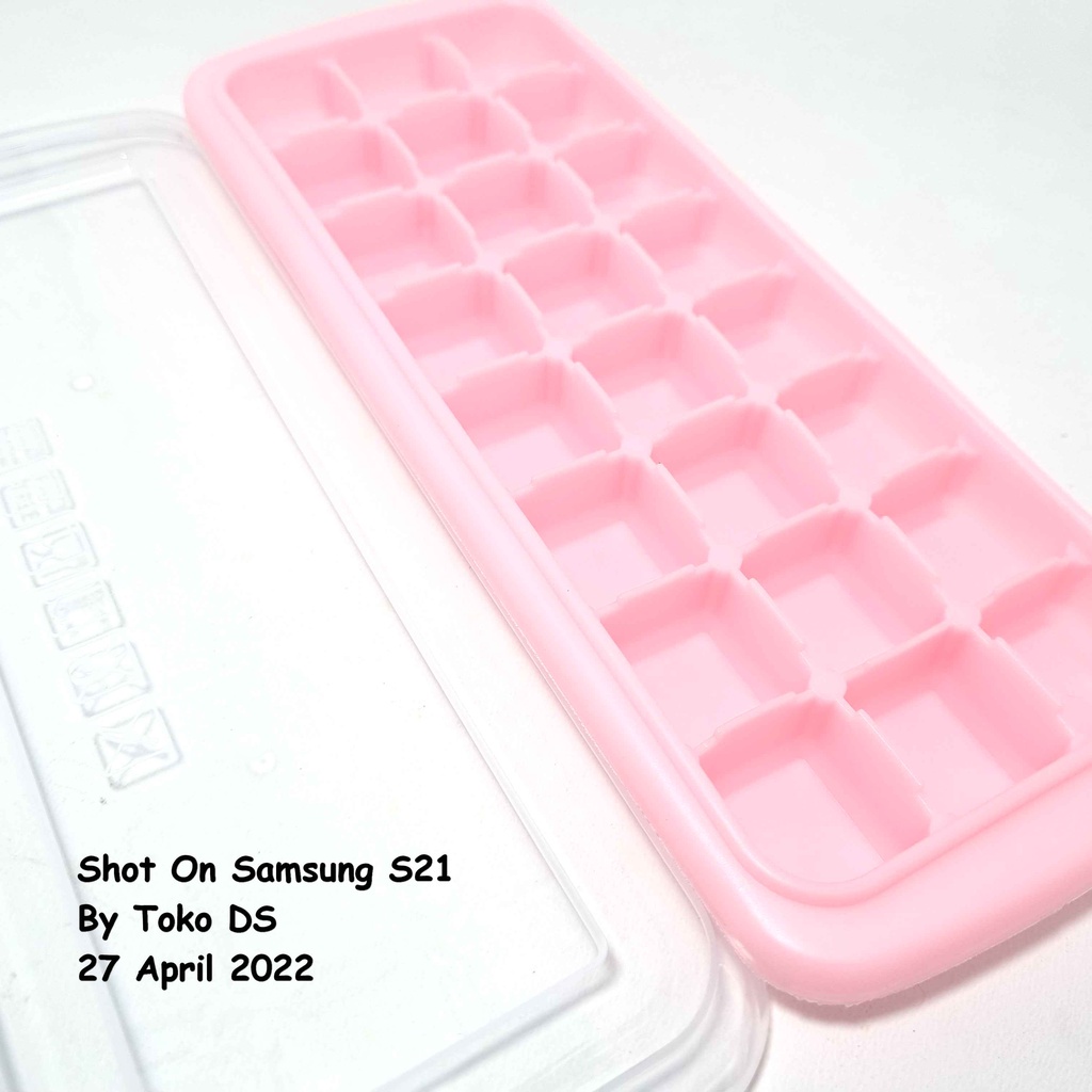 Cetakan Es Batu Silikon - Wadah Es Batu Silikon Tempat Mencetak Es Batu