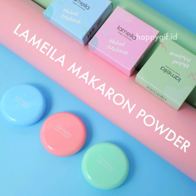 LAMEILA Makaron Powder Professional Brand Pressed Mineral Bedak LA110 5046