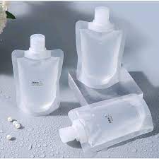 Travel Pouch Sabun Shampoo Lotion Reuseable Refillable / Kantong Sabun