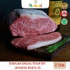 

Striploin Special Strap Off Japanese Wagyu A5 Import 2,5cm -+ 300gr