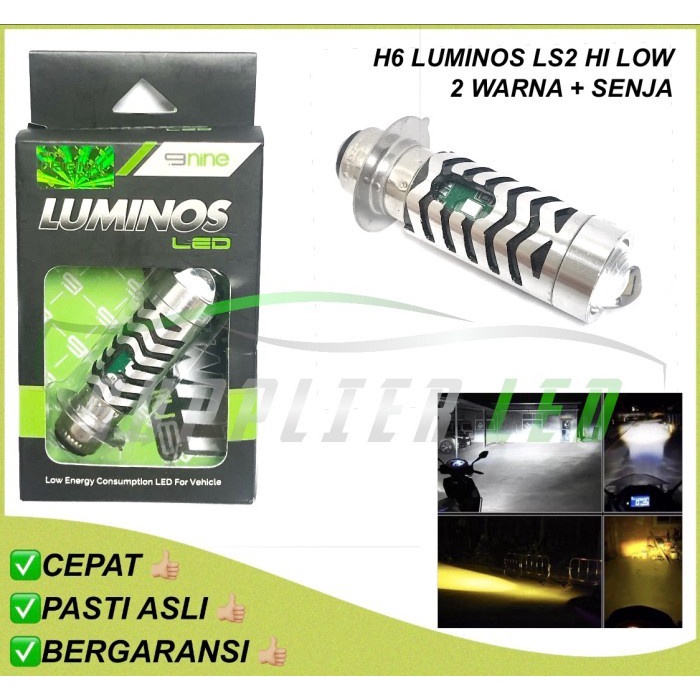 Lampu Utama Led Motor H6 Beat Vario Mio Luminos Laser LS2 Bebek Matik