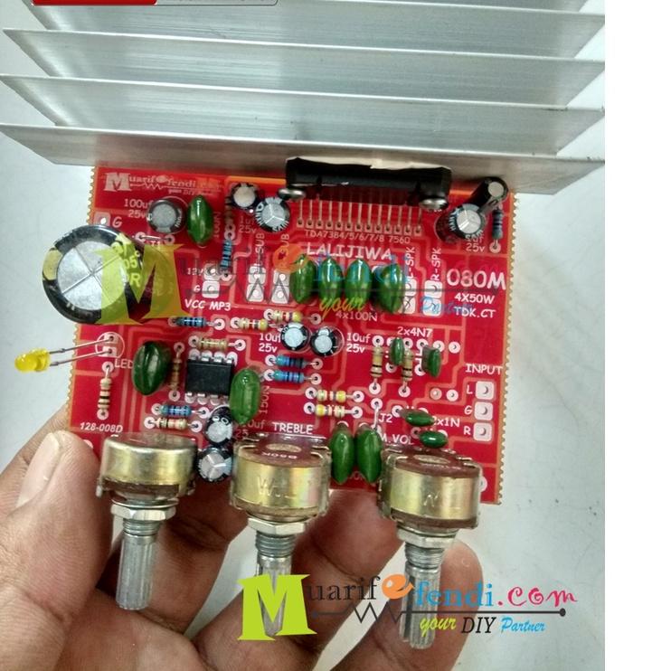 SALEKIT Power Amplifier SOUNDTONE TDA7388 200W 4x50w DC 12v NON CT|SQ2