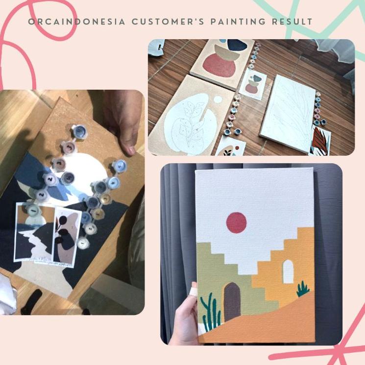 

リ Paint By Number Kit - Orca Indonesia - Kanvas 20 x 30 cm ン