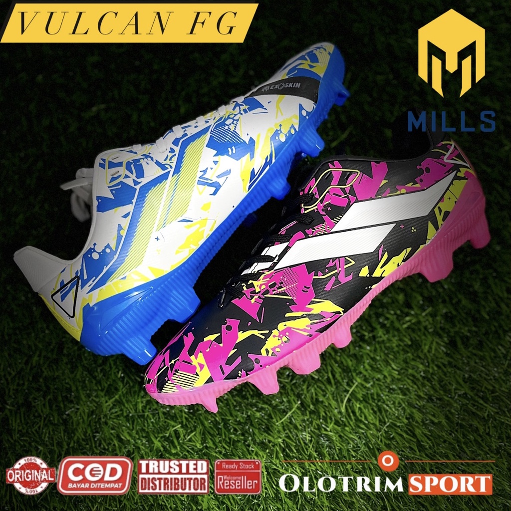 Sepatu Bola Sepak Bola Mills Vulcan FG Original