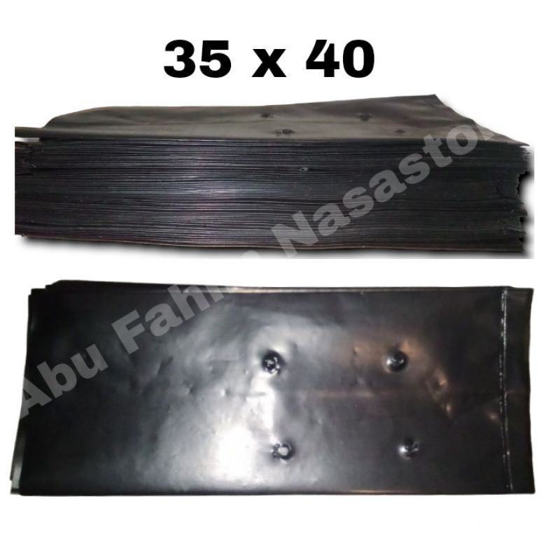 Polybag tanaman ukuran 35 x 40 isi 10 biji/polybag 35x40 isi 10biji