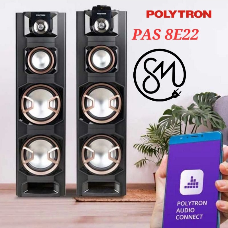 Speaker Aktif Polytron PAS 8E22 8 inch Active PAS8E22 Bluetooth