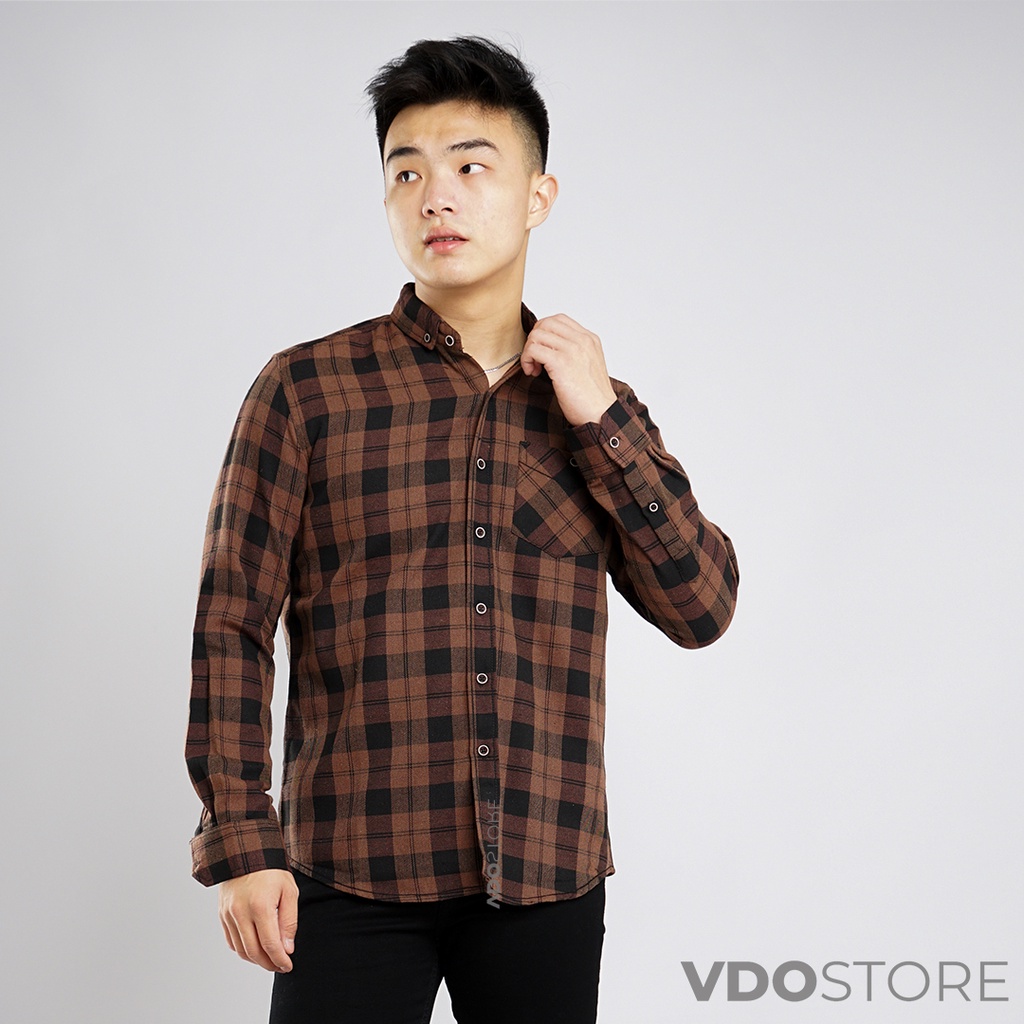 KEMEJA FLANEL PRIA 01 CLASSIC BLACKFOREST - M L XL XXL 3XL 4XL - KEMEJA LENGAN PANJANG VDOSTORE DEWASA BAJU FLANNEL TANGAN PANJANG HITAM NAVY ABU MOTIF KEMEJA COWOK MURAH DEWASA SANTAI TEBAL KUALITAS IMPORT BAJU CATUR PANEL FANEL