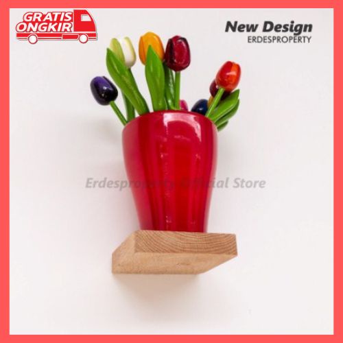 Tempat pot bunga rak susun Kayu / Tempat pot bunga dari Kayu / Tempat pot / bunga rak susun kayu / T