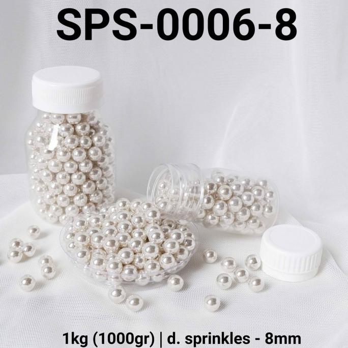 

[ COD ] GR-SPS-0006 Sprinkles sprinkle sprinkel 1kg 1 kg mutiara perak silver