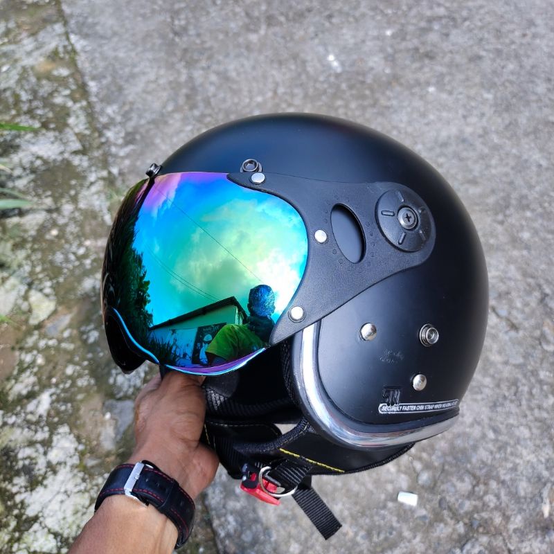 HELM PILOT ITALY KLASIK RETRO