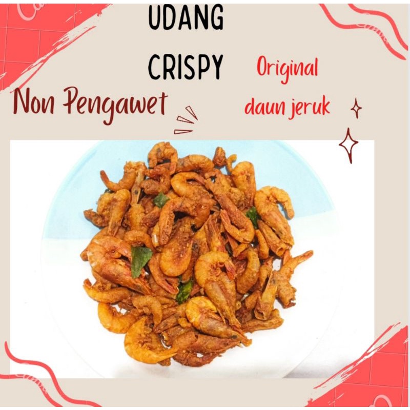 

Udang Crispy Original dan Pedas Daun Jeruk Non Pengawet 100 Gram