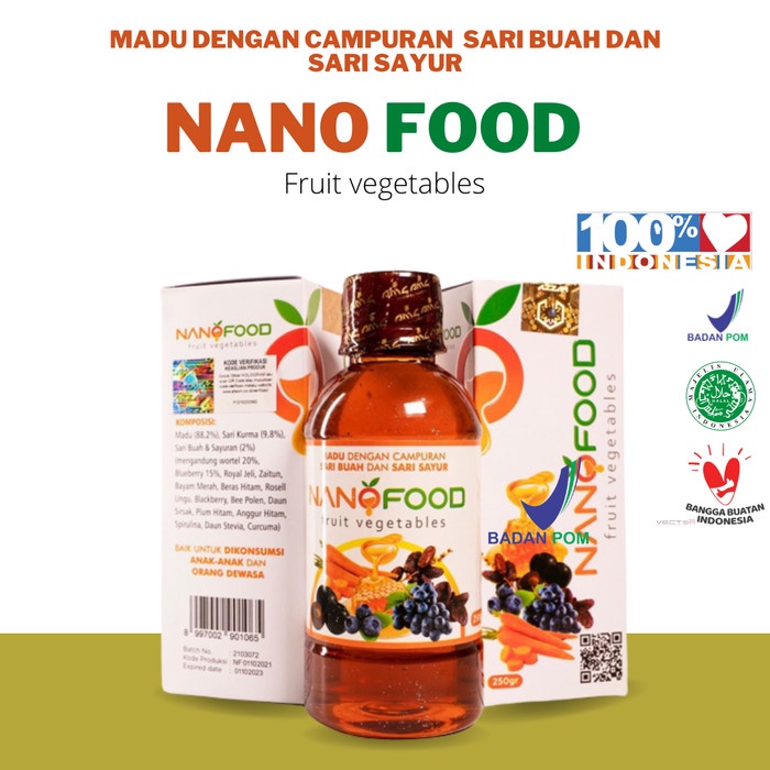 

NANO FOOD VEGETABLES / PENGGANTI SUPLEMEN BUAH & SAYUR 100 % ALAMI