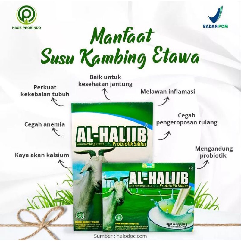 

susu etawa Al haliib ( beli grosir lebih murah)